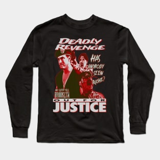 Out For Justice, Vintage Action, (Version 3) Long Sleeve T-Shirt